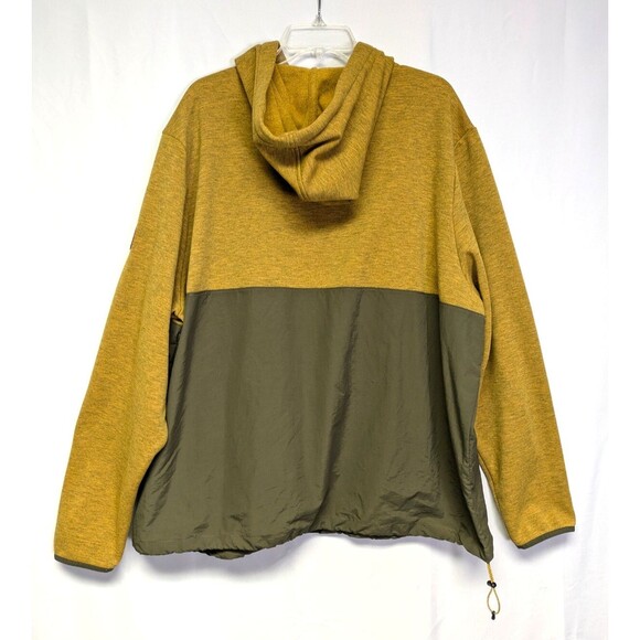 Alpine Design 1962 Anorak Pullover Jacket Hooded Yellow Green Mens Size XXL - Picture 8 of 9